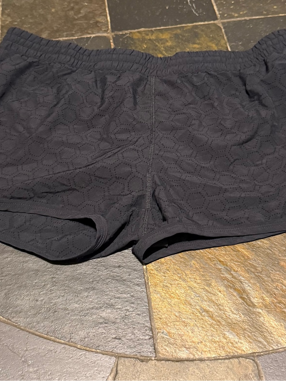 Under Armour Black Eyelet Athletic Shorts